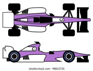 Racing style car