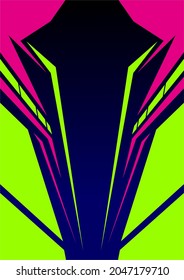 racing style graphic for banner background poster wrapping sticker jersey sport games