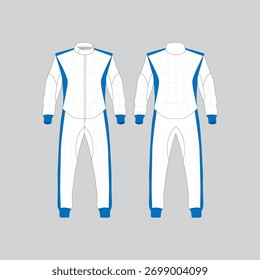 Racing Suit Blue and white
