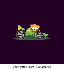 Diseño de vectores de dibujos animados de equipos de Camión
