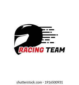 Racing Team Logo Vector Illustration Template