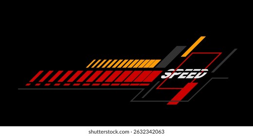 racing team trendy fashionable vector t-shirt and apparel design, typography, print, poster. Global swatches. 
