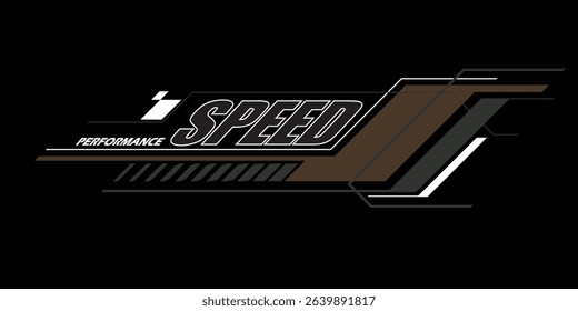 racing team trendy fashionable vector t-shirt and apparel design, typography, print, poster. Global swatches. 