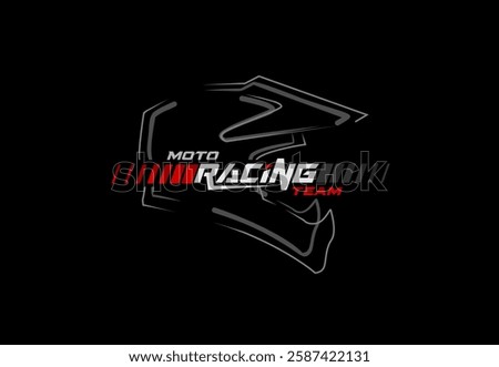 racing team trendy fashionable vector t-shirt and apparel design, typography, print, poster