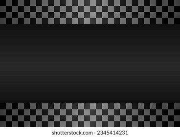 Racing track Background. Racing Checkered Flag. Car Racing Concept. Vector Illustration.