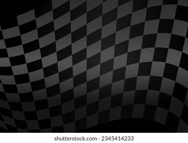 Racing track Background. Racing Checkered Flag. Car Racing Concept. Vector Illustration.