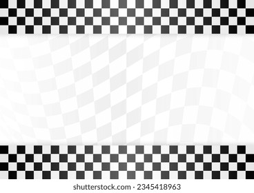 Racing track Background. Racing Checkered Flag. Car Racing Concept. Vector Illustration.