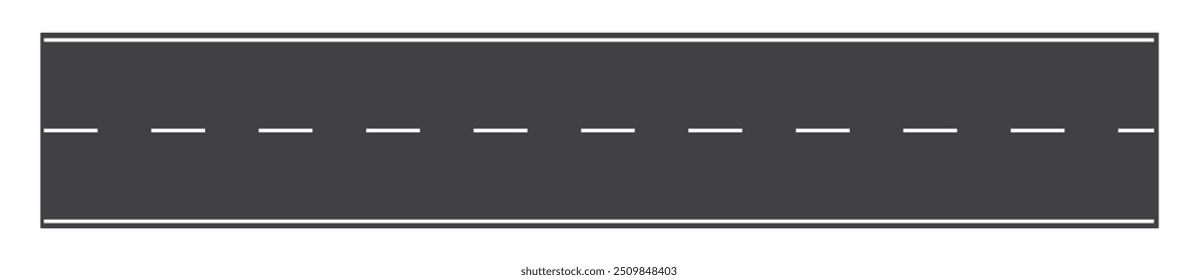 pista de corrida estrada vetor de tráfego de marcação de faixa. Símbolo de pista de corrida. Ilustração vetorial