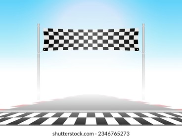 Finish line isolated on white background 1213985 Vector Art at