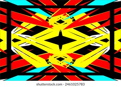 racing vector background wrapping design with unique striped patterns and bright colors