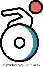 ilustración de racing Vector en un fondo transparente. Símbolos de calidad superior. Iconos vectoriales de color de línea para el concepto y el diseño gráfico.