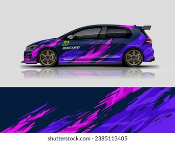 Racing Vector fondo deportivo para el envolvimiento de carreras de coches decantación de coches