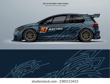 Racing Vector sport background for car wrap race car car decal livery