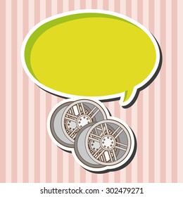 racing wheel theme elements vector,eps