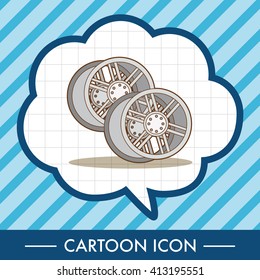 racing wheel theme elements vector,eps