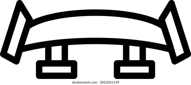 Racing Wing Vector Design Icon Style