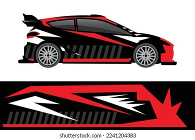 Racing Wrap Car Creative Vector Design