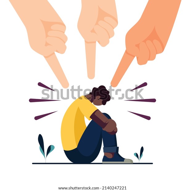 Racism Concept Hands Pointing Person Illustration Stock Vector Royalty Racism Concept Hands Pointing Person Illustration Stock Vector Royalty