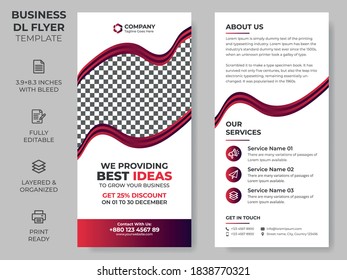 Rack Card Corporate DL Flyer Template