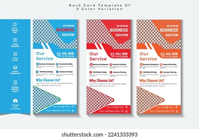 Rack card design || dl flyer design || corporate flyer template for your business.