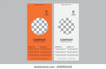 Plantilla de diseño de tarjeta para rack para su empresa o negocio