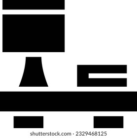 Rack-Glyphe-Symbol - Einzelsymbol, Vektorgrafik