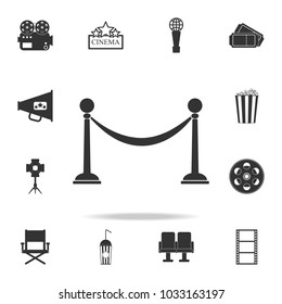 Rack guard rails icon. Set of cinema  element icons. Premium quality graphic design. Signs and symbols collection icon for websites, web design, mobile app on white background