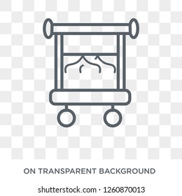 Rack icon. Rack design concept from Furniture and household collection. Simple element vector illustration on transparent background.