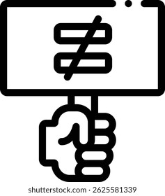 rack icon. Thin Linear Style Design Isolated On White Background