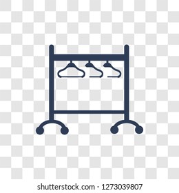 Rack icon. Trendy Rack logo concept on transparent background from Furniture and Household collection