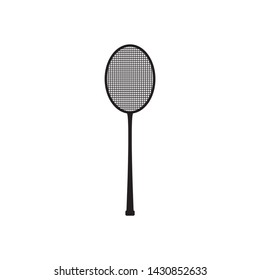 racket badminton icon  Vector Illustration symbol 