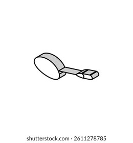racket game badminton isometric icon vector. racket game badminton sign. isolated symbol illustration