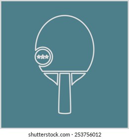 Racket icon. 