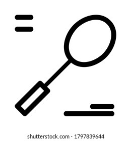 racket icon or logo isolated sign symbol vector illustration - high quality black style vector icons
