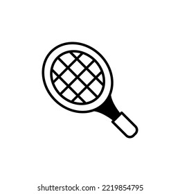 Racket icon set. Sport vector collection