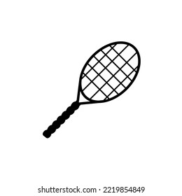 Racket icon set. Sport vector collection