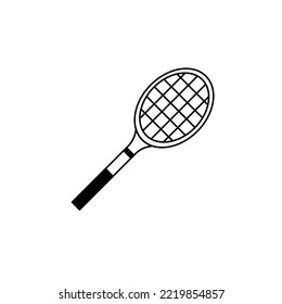 Racket icon set. Sport vector collection
