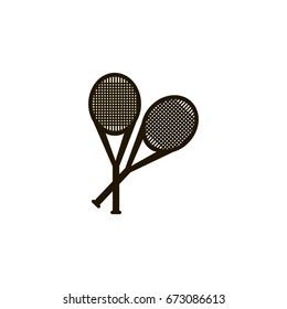 racket icon. sign design
