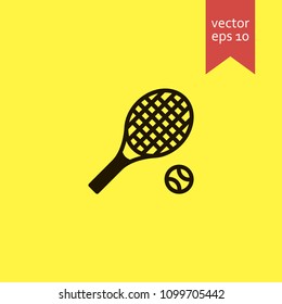 racket. racket icon. sign design. Vector EPS 10.