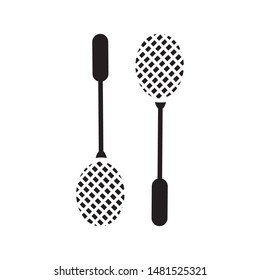 racket icon vector illustration template