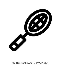 racket icon. vector line icon for your website, mobile, presentation, and logo design.