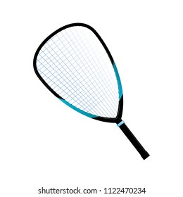 Racket Object in realistic vector illustration.