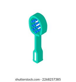 racket professional badminton isometric icon vector. racket professional badminton sign. isolated symbol illustration