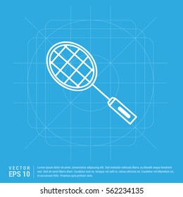 Racket Shuttlecock Icon