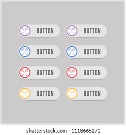 Racket Shuttlecock Icon - Free vector icon
