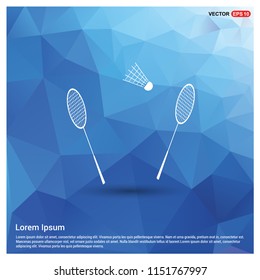 Racket Shuttlecock Icon - Free vector icon