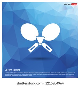 Racket Shuttlecock Icon - Free vector icon