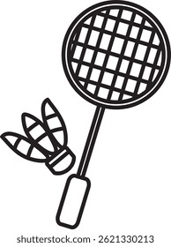 A racket sport with a shuttlecock.