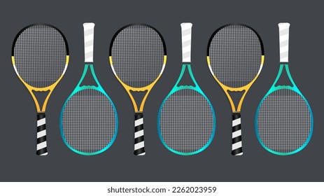 Racket tennis background Illustrations for use in online sporting events , Illustration Vector  EPS 10