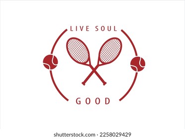 racket and tennis ball design vector